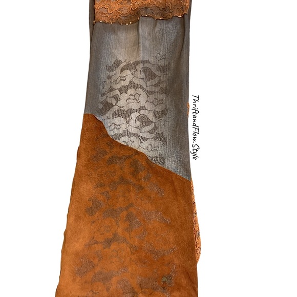 BOUTIQUE | PARASUCO | ERGONOMIC JEANS | BOHO | LEATHER | DYE LACE | SPANDEX - Picture 8 of 16